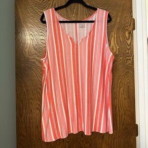 Lane Bryant Knit Striped Tank